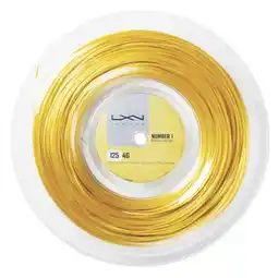 Decathlon Tennissnaar 4G geel 1,25 mm rol van 200 m aanbieding