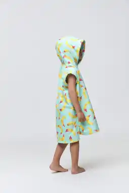 Decathlon Surfponcho voor kinderen (18 maanden - 4 jaar) - Banana Stain aanbieding