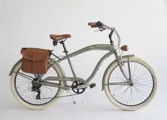 Decathlon Cruiser 26 inch SUN ON THE BEACH Man groen aanbieding