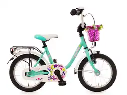 Decathlon Bachtenkirch kinderfiets Jee Bee 14 inch turquoise aanbieding