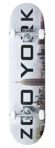 Decathlon Zoo York City Compleet Skateboard - 7.75 - Fog aanbieding