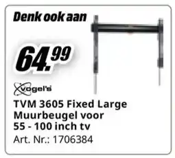MediaMarkt Sexigets TVM 3605 Fixed Large Muurbeugel voor 55-100 inch tv aanbieding