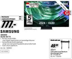 MediaMarkt SAMSUNG 48590D OLED 4K TV aanbieding