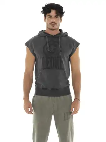 Decathlon Niet-geborsteld mouwloos herensweatshirt van Leone Old Wash-stof aanbieding