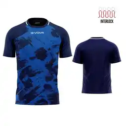 Decathlon Givova Art Interlock T-shirt Royal Blue, 3XS aanbieding