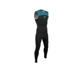 Decathlon 2/2 Long John Essential - Zip Achterkant Korte Mouwen Surfpak Heren aanbieding