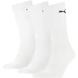 Decathlon SOKKEN Puma Crew Socks 3 Pack, Wit, Uniseks aanbieding