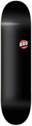 Decathlon RAD Blank Logo Skateboard Deck - 8 - Zwart aanbieding