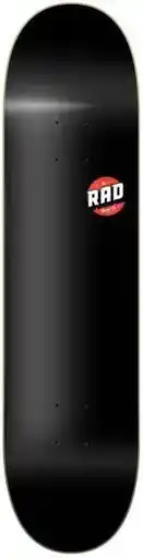 Decathlon RAD Blank Logo Skateboard Deck - 8 - Zwart aanbieding