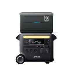 Decathlon Kit Powerstation Anker SOLIX F2600+BP2600, Batterij 5120 Wh aanbieding