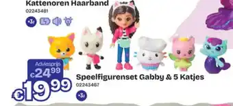 Dreamland Speelfigurenset gabby & 5 katjes aanbieding