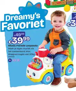 Dreamland Music parade loopauto aanbieding