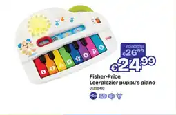 Dreamland Fisher Price Leerplezier puppy's piano aanbieding