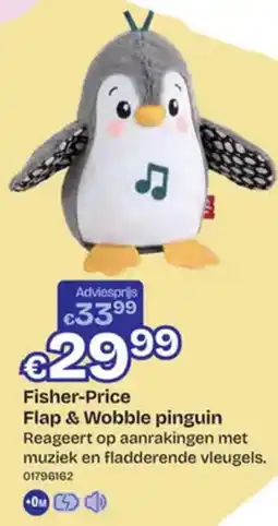 Dreamland Fisher price flap & wobble pinguin aanbieding
