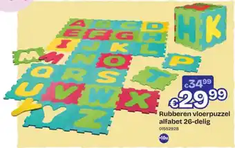 Dreamland Rubberen vloerpuzzel alfabet aanbieding