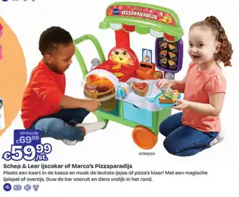 Dreamland Schep & leer ijscokar of marco's pizzaparadijs aanbieding