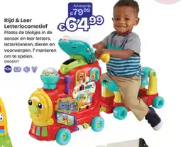 Dreamland Rijd & leer letterlocomotief aanbieding