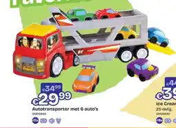 Dreamland Autotransporter met 6 auto's aanbieding