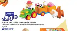 Dreamland Tractor met trailer boer en zijn dieren aanbieding