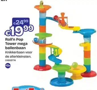 Dreamland Roll'n pop tower mega ballenbaan aanbieding