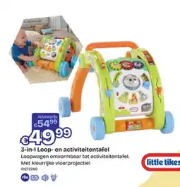 Dreamland 3-in-1 Loop- en activiteitentafel aanbieding