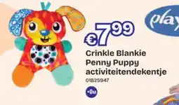 Dreamland Crinkle blankie penny puppy activiteitendekentje aanbieding