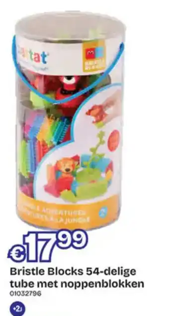 Dreamland Bristle Blocks tube met noppenblokken aanbieding