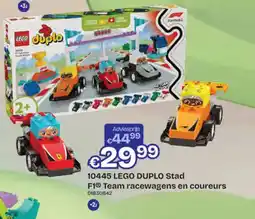 Dreamland 10445 lego duplo stad F1 Team racewagens en coureurs aanbieding
