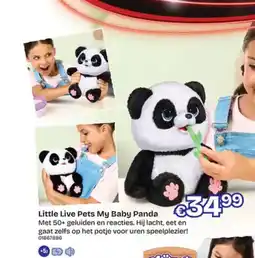Dreamland Little Live Pets My Baby Panda aanbieding