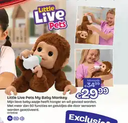 Dreamland Little live pets my baby monkey aanbieding