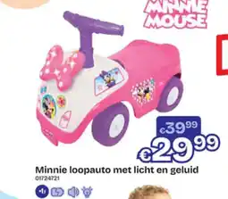 Dreamland Minnie loopauto met licht en geluid aanbieding