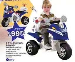 Dreamland B-trike electrische driewieler politieuitvoering aanbieding