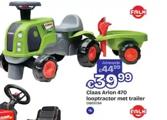 Dreamland Claas Arion 470 looptractor met trailer aanbieding