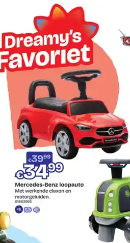 Dreamland Mercedes benz loopauto aanbieding