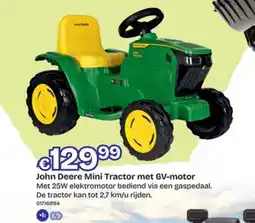 Dreamland John Deere Mini Tractor met 6V-motor aanbieding