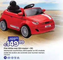 Dreamland Fiat 500e met 12V-motor + RC aanbieding