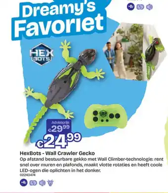 Dreamland Hexbots wall crawler gecko aanbieding