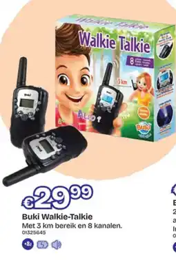 Dreamland Buki walkie talkie aanbieding