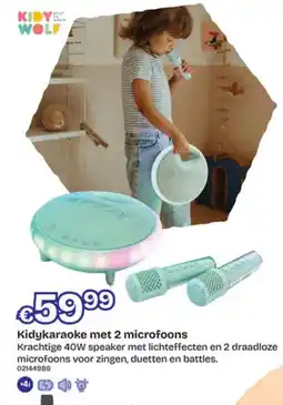 Dreamland Kidykaraoke met 2 microfoons aanbieding