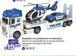 Dreamland Dieplader met politieauto en helicopter aanbieding