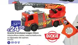 Dreamland Scania brandweerwagen aanbieding
