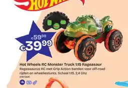 Dreamland Hot Wheels RC Monster Truck 1:15 Rageasaur aanbieding