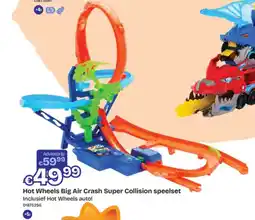 Dreamland Hot Wheels Big Air Crash Super Collision speelset aanbieding