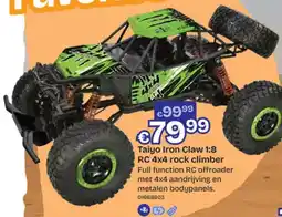 Dreamland Taiyo Iron Claw 1:8 RC 4x4 rock climber aanbieding