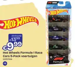 Dreamland Hot Wheels Formule 1 Race Cars 5-Pack voertuigen aanbieding