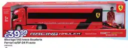 Dreamland Bburago 1:43 Iveco Scuderia Ferrari w/SF-24 F1-auto aanbieding