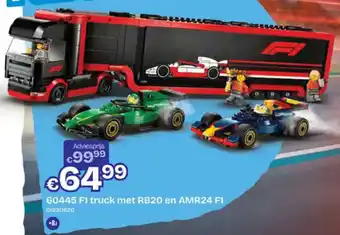 Dreamland 60445 F1 truck met RB20 en AMR24 F1 aanbieding