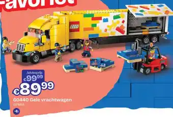 60440 Gele vrachtwagen