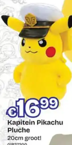 Dreamland Kapitein Pikachu Pluche aanbieding