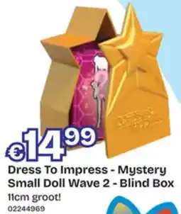 Dreamland Dress To Impress Mystery Small Doll Wave 2 Blind Box aanbieding